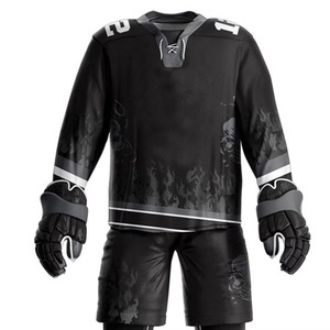 High Quality Polyester Printed Ice Hockey Uniform Best Price Ice Hockey Uniform Oem Wholesale Good Quality Team Wear - Product Image 3