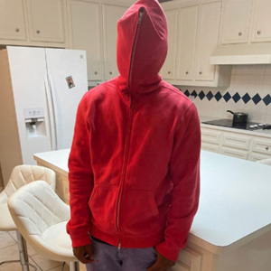 Wholesale Custom Cotton <b>Zip</b> Up Hoodie for Men Heavyweight Full <b>Zip</b> <b>Hooded</b> Jacket with Logo Printing OEM Manufacturer - Product Image 4