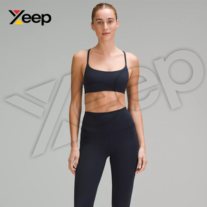 XEEP High Quality Women Yoga Sports <b>Bra</b> XC-SB-16 Simple Breathable Adjustable <b>Straps</b> Removable Pads High Support Quick Dry - Product Image 3