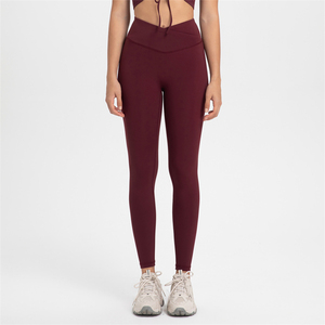 Leggings de sport de haute qualité OEM ODM en nylon et élasthanne, extensibles dans les quatre sens, pour une performance optimale - Product Image 3