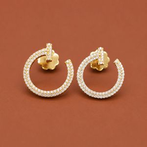 Pendientes de Aro con Diamantes, Plata de Ley 925, Aros Dobles en Forma de Lágrima para Mujer - Product Image 5