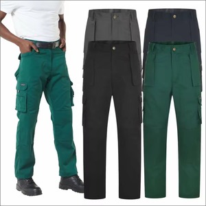 Custom Outdoor <b>Cargo</b> <b>Work</b> <b>Pants</b> 100% Cotton Straight Flat Breathable High Visibility Security Reflective Construction <b>Pant</b> Solid - Product Image 6