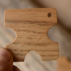12pcs Wooden <b>Weaving</b> Cards for Hand <b>Loom</b> Craft Tools 4-Hole Tablet <b>Weaving</b> Blank Cards and Pieces for Creative Woodworking - Product Image 1