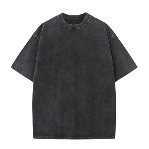 เสื้อยืดคอตตอนเจอร์ซีย์คุณภาพสูง 100% น้ำหนักเบา 180 GSM ทรงโอเวอร์ไซส์ สไตล์ฮิปฮอป ระบายอากาศได้ดี สวมใส่สบาย รุ่นใหม่ล่าสุด - Product Image 2