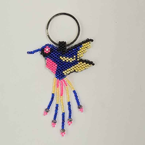 Hummingbird <b>Key</b> Chain <b>Key</b> <b>Ring</b> Charms for <b>Bag</b> Accessories Multicolor <b>Key</b> Accessories Handmade - Product Image 4