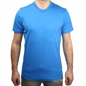 เสื้อยืดคอกลมแขนสั้นผู้ชาย ผ้าฝ้าย 100% สีพื้น ทรงปกติ ใส่ได้ทุกฤดู สไตล์ลำลอง - Product Image 4