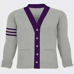 Crea tu Propio Cárdigan de Punto con Cuello en V de Alta Calidad Personalizado con el Logotipo de tu Hermandad/Fraternidad/Escuela/Universidad - Product Image 1