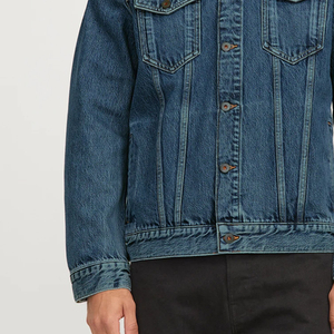 High Quality Long Sleeves Jeans <b>Men</b> <b>Denim</b> <b>Jackets</b> Best Manufacturing Custom Made Comfortable Fit Solid Color Casual <b>Men's</b> <b>Jacket</b> - Product Image 4