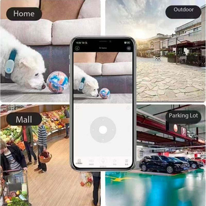 Incluye función de intercomunicación, cámara WiFi PTZ HD 1080P para exteriores, 355 °   Pan 90 °   Inclinación, Audio Bidireccional, Visión Nocturna, Alerta de Movimiento para H - Product Image 5