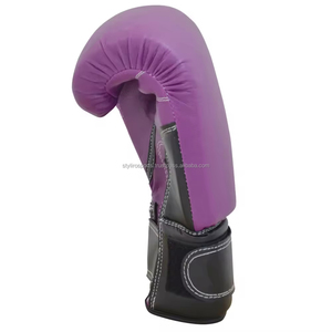 Guantes de Boxeo Profesionales de Alta Calidad, Diseño Personalizado, 8oz/10oz/12oz/14oz/16oz, Cuero PU, Antideslizantes, Cierre de Gancho y Bucle, para Entrenamiento - Product Image 5