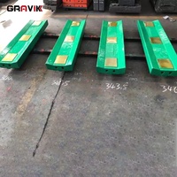 Pièces de concasseur à percussion Terex POWERSCREEN MPS Cedarapids Pegson 428 Finlay I-1310, barres de frappe certifiées ISO9001, 1000 kg