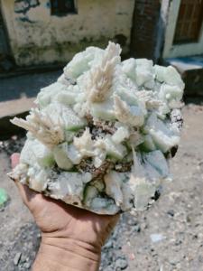 Decorative Green Apophyllite Scolecite <b>Crystal</b> <b>Cluster</b> Natural Mineral Specimen for Home Decor and Collection - Product Image 4