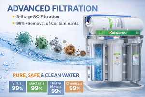 7 Stage Hotel <b>RO</b> <b>Filter</b> System with Light Plastic Manual Under-Sink & Portable Water Purification 100 GPD Self-Cleaning - Product Image 3