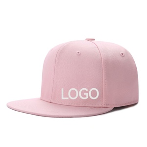 Wholesale <b>Flat</b> Bill Snap Back Baseball Cap 6 Panel Blank Snapback Caps Plain Embroidered <b>Hat</b> With Custom Logo - Product Image 1