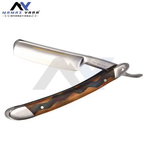 Premium Handcrafted Stainless Steel Metal Alloy Handle <b>Swing</b> Lock <b>Single</b> Blade Straight Razor Men Barber Approved Ultra Close - Product Image 3