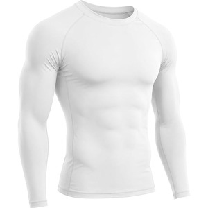 Camiseta de Compresión de Manga Larga Unisex con Diseño Personalizado, Ropa Deportiva para Entrenamiento Físico, Spandex/Poliéster de Secado Rápido - Product Image 2