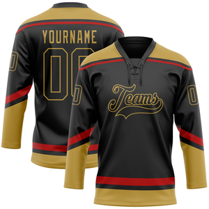 Maillot de hockey sur glace pour entraînement sportif en plein air - Couleurs et designs personnalisés, 100% polyester, respirant, antibactérien, séchage rapide - Product Image 1