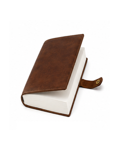 Carnet de notes de luxe en cuir pour écrire, dessiner et planifier – Journal en cuir marron de qualité supérieure avec pages vierges pour journal quotidien - Product Image 3