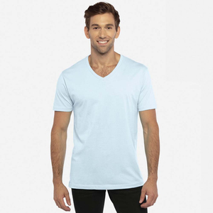 เสื้อยืดคอวีทรงพอดีตัว รุ่นพรีเมียมสำหรับผู้ชาย Next Level N3200 สีพื้น คุณภาพเยี่ยม ผลิตจากผ้าฝ้ายพร้อมปักโลโก้ตามสั่ง - Product Image 5