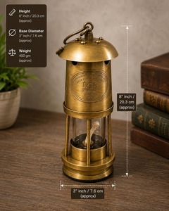 Direct Factory Supply Vintage <b>Brass</b> Miner <b>Lantern</b> Royal Navy Oil Lamp Nautical Hanging Light Available At Factory Price - Product Image 6