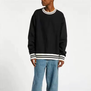 Sudadera Personalizada de Algodón con Cuello Redondo y Bordado, Corte Regular, para Hombre, Tallas Grandes, Invierno, Gran Venta - Product Image 5