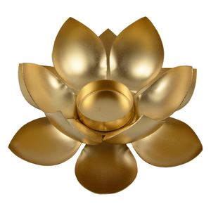 Porte-bougie en fer artisanal moderne, durable et écologique, créations Lavie, décoration élégante pour la maison, pour Noël, salon - Product Image 3