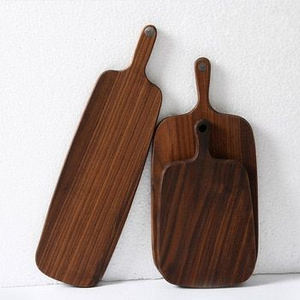 Planche à découper en bois d'acacia avec poignée, planche à découper en bois massif pour la cuisine, qualité alimentaire, respectueuse de l'environnement, fournisseur OEM - Product Image 1