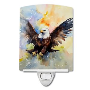 Eagle Compact Ceramic <b>Night</b> <b>Light</b> UL-Certified for Bedroom <b>Bathroom</b> Nursery Hallway Kitchen 6x4x3 Multicolor New Product - Product Image 1