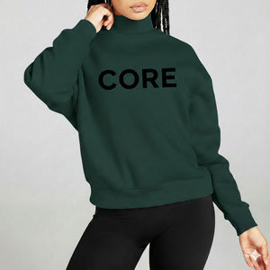 Pull à col montant pour femme, conçu avec une silhouette moderne, tissu confortable, manches longues et style intemporel pour tous les jours. - Product Image 2