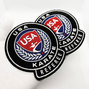 High Quality Eco-Friendly Cotton Lace Handmade Lightweight Solid Color Embroidered Sew-On Patches Custom Logo Durable OEM Design - Product Image 2