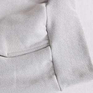 Venta al por mayor OEM ODM alta calidad 20% poliéster 80% Algodón blanco liso Sudadera con capucha logotipo personalizado sudaderas con capucha pulóver sudadera Unisex - Product Image 4