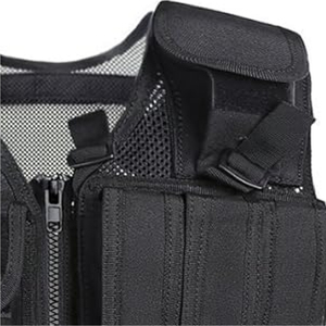 Chaleco Táctico de Protección Corporal para Exteriores, Camuflaje, Chaleco de Seguridad, Portaplacas Balístico, Chaleco con Peso Ajustable - Product Image 2