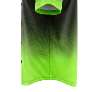 Camiseta de Béisbol Sublimada Personalizada, Sin Pedido Mínimo, Completamente Abotonada, Tejido de Malla Transpirable, Ropa Deportiva Profesional para Equipos - Product Image 5