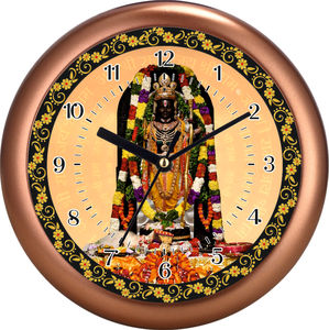 Horloge murale Kamdhenu Cow, fourniture en gros, impression personnalisée, cadeau spirituel, décoration intérieure, export Inde, Fête des Mères, Noël, Nouvel An - Product Image 5