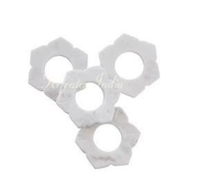 Anneaux de serviette en marbre de qualité supérieure pour hôtels, avec vaisselle en pierre durable pour banquets, restaurants et décorations de mariage - Product Image 1