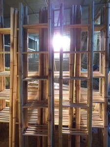 Échelles en bambou respectueuses de l'environnement à bas prix utilisation pour la décoration dans la salle de bain - Product Image 5