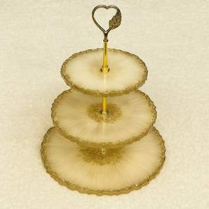 Support à gâteau en résine artisanal pour la décoration de table de fête de luxe, vaisselle haut de gamme RR ENTERPRISES Inde - Product Image 4