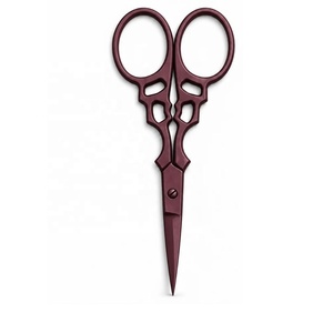 Orange Embroidery Scissors with Cutout Handles Tiny Stainless Steel Sewing Scissors for <b>Cross</b> <b>Stitch</b> - Product Image 3