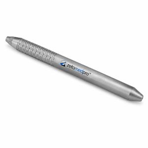 European Simple Stem Mirror Handle #6 Dental Mirror Handle Stainless Steel Zetomed Pro - Product Image 1