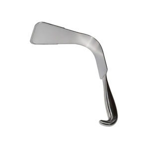 Retractor Abdominal de Hoja Flexible con Curva Fuerte y Mango Fijado, Retractor Quirúrgico Ortopédico de Acero Inoxidable, Instrumento Médico - Product Image 6