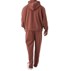 Chándales personalizados para hombre, traje deportivo de algodón, chándal 100% pantalones de algodón, conjunto de Sudadera con capucha y Jersey largo de alta calidad para hombre - Product Image 2