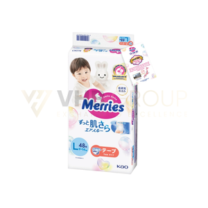 เมอร์รี่ส์ ผ้าอ้อมเด็กแบบกางเกง ผ้าฝ้าย ใช้แล้วทิ้ง ผลิตในเวียดนาม นุ่ม ระบายอากาศได้ดี ป้องกันการรั่วซึม รูปทรงอัลฟอร์ม (M/L/XXL) - Product Image 3