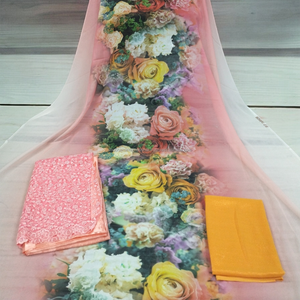 ชุดเดรสผ้าฝ้ายทอลายทแยงลายดอกไม้สวยงามสำหรับชาวสวิสเยอรมนี - Product Image 2