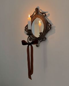 Fancy Metal Wall <b>Sconce</b> <b>Candle</b> Holder Home Decoration Durable - Product Image 3