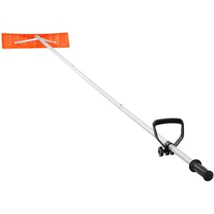 "<b>Snow</b> <b>Sweeper</b> Roof Rake with 21ft Reach 25" Plastic Blade & Aluminum Handle for Safe & Easy <b>Snow</b> Removal" - Product Image 1