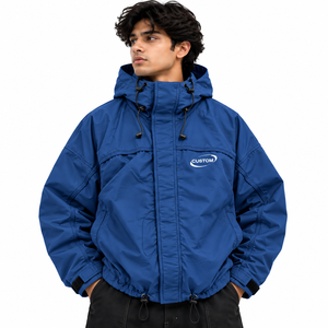 <b>Men</b> Nylon Anorak <b>Jacket</b> Lightweight Water Repellent Outdoor Hiking Travel <b>Pullover</b> Hooded Packable Breathable Shell Regular Fit - Product Image 3