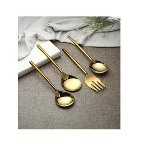 Juego de 6 cucharas de latón personalizadas, sostenibles, de alta calidad, cucharas de latón de venta caliente, precio al por mayor - Product Image 3