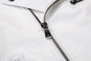 Nueva llegada chaqueta de cuero de moda de los hombres personalizados para los hombres Nuevo estilo 2024 Venta directa de fábrica chaqueta de cuero para los hombres - Product Image 5