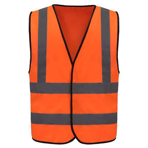 Chalecos Reflectantes de Seguridad, Ropa de Trabajo de Alta Visibilidad, Chaleco Personalizado de Alta Visibilidad en Amarillo, Negro, Verde, Naranja, Rojo y Azul Reflectante - Product Image 1