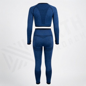Conjunto de Yoga sin Costuras de Secado Rápido para Mujer, Sujetador Deportivo Reversible, Leggings Transpirables, Ropa Deportiva, Color Personalizado - Product Image 2